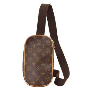 Louis Vuitton Pochette Ganju Monogram Brown Shoulder Bag